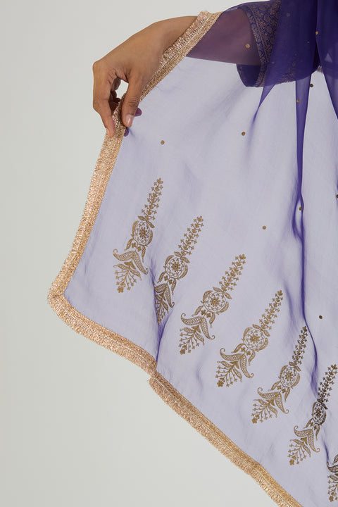 Hoor Dupatta-Dark Blue