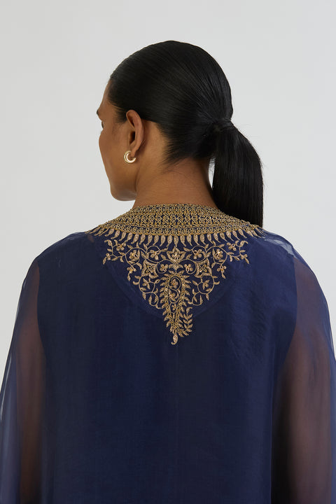 Zoya Kaftan and Pant-Navy Blue