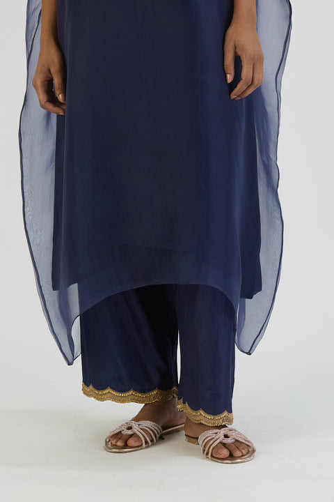Zoya Kaftan and Pant-Navy Blue