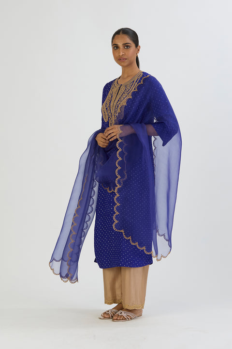 Sarah Dupatta-Royal Blue