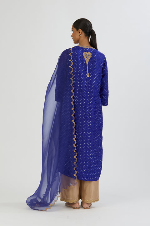 Sarah Dupatta-Royal Blue