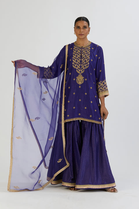 Toor Dupatta-Dark Blue