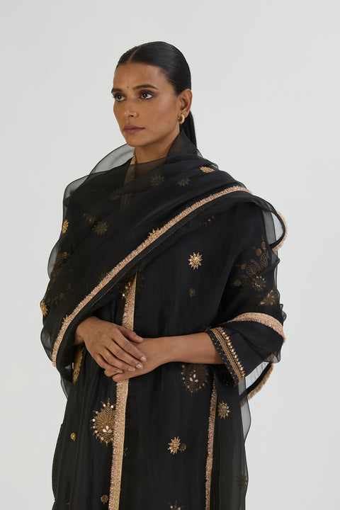 Sitara Dupatta-Black