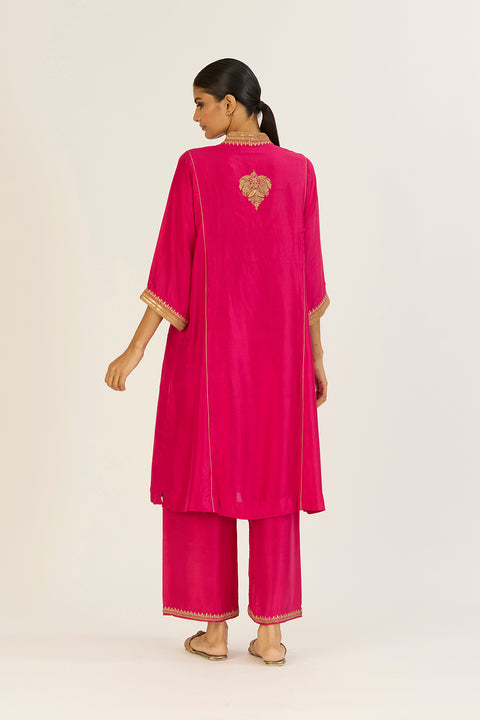 Rekha Kurta and Pant-Fuschia