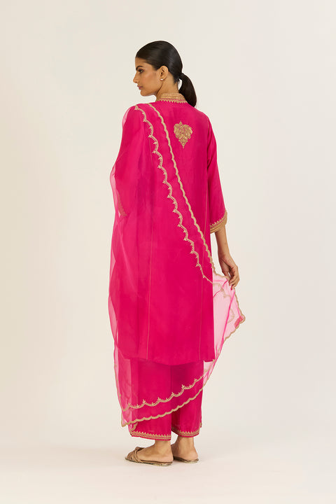 Kaveri Dupatta-Fuschia