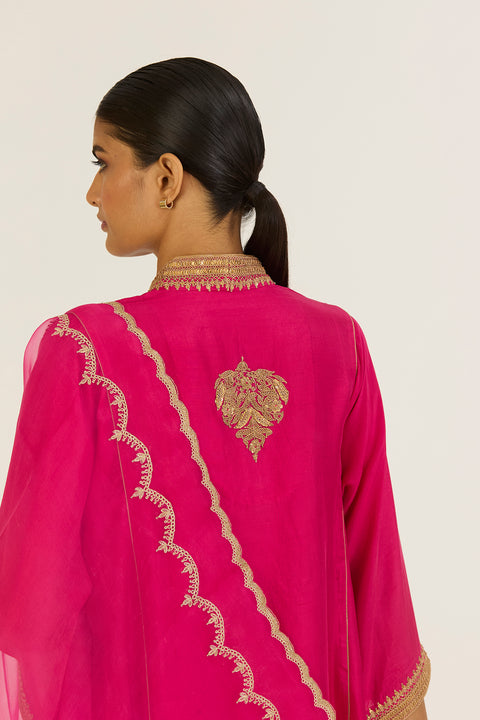 Kaveri Dupatta-Fuschia