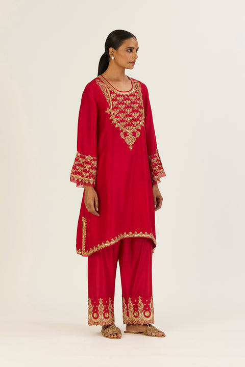Alta Kurta and Pant-Red