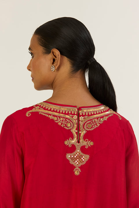Alta Kurta and Pant-Red