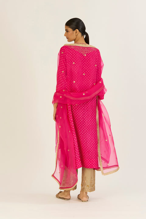 Sheetal Dupatta-Fuschia