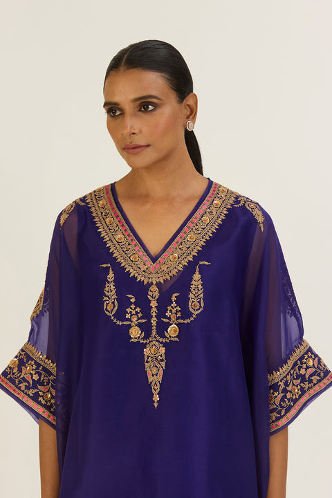 Ayra Kaftan and Pant-Purple