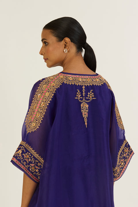 Ayra Kaftan and Pant-Purple