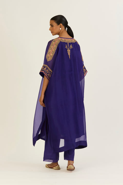 Ayra Kaftan and Pant-Purple