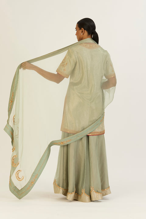 Purna Dupatta-Jade