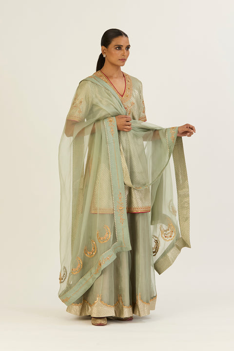 Purna Dupatta-Jade