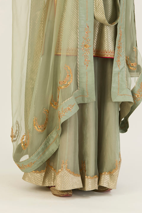 Purna Dupatta-Jade
