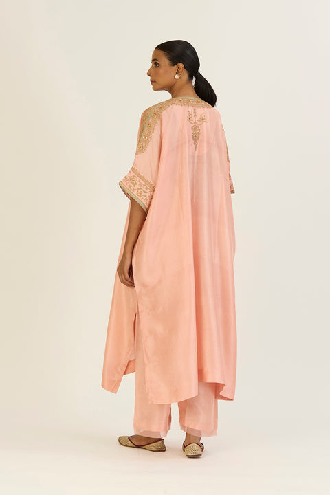 Ayra Kaftan and Pant-Salmon Pink