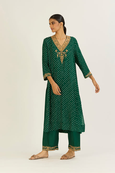 Navya Kurta and Pant-Green
