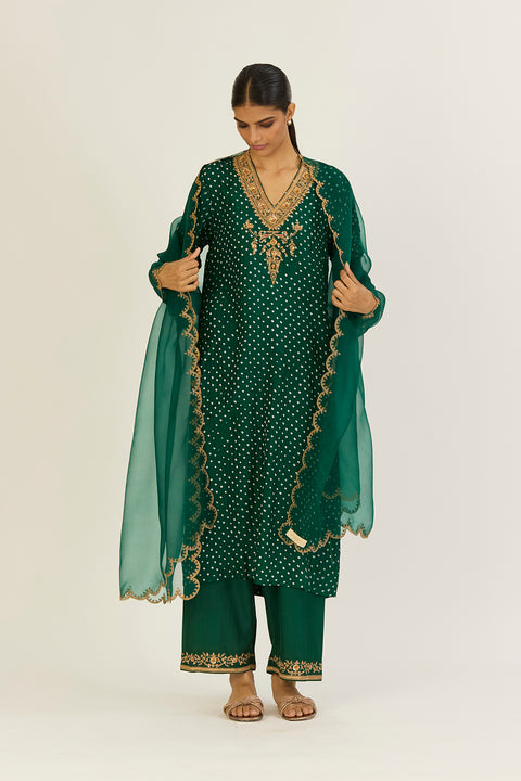 Navya Kurta and Pant-Green