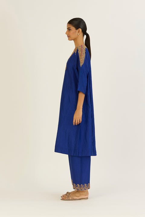 Unnati Kurta and Pant-Royal Blue