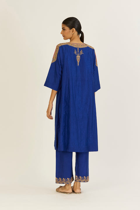 Unnati Kurta and Pant-Royal Blue