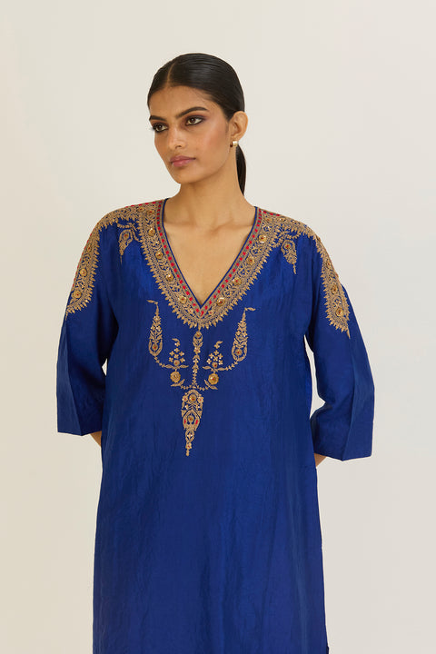 Unnati Kurta and Pant-Royal Blue