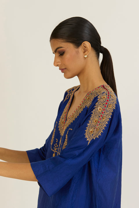 Unnati Kurta and Pant-Royal Blue