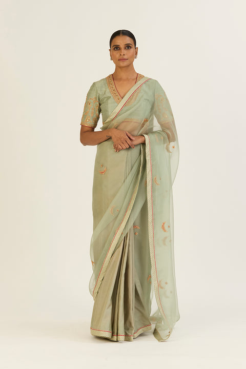 Ekaya Saree-Jade