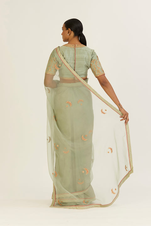 Ekaya Saree-Jade