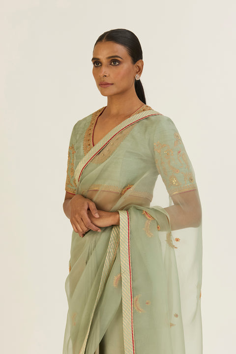 Ekaya Saree-Jade
