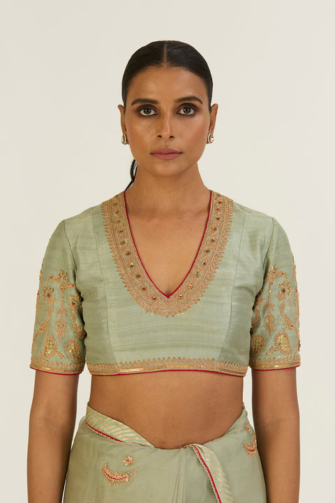 Naina Blouse-Jade