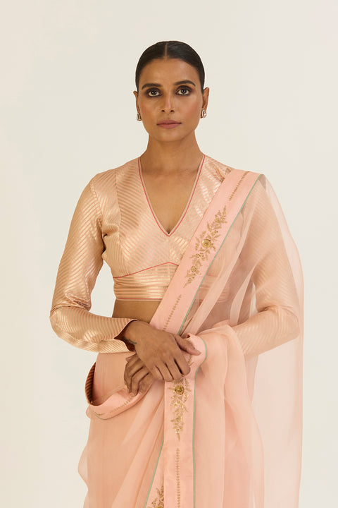 Keha Blouse-Salmon Pink