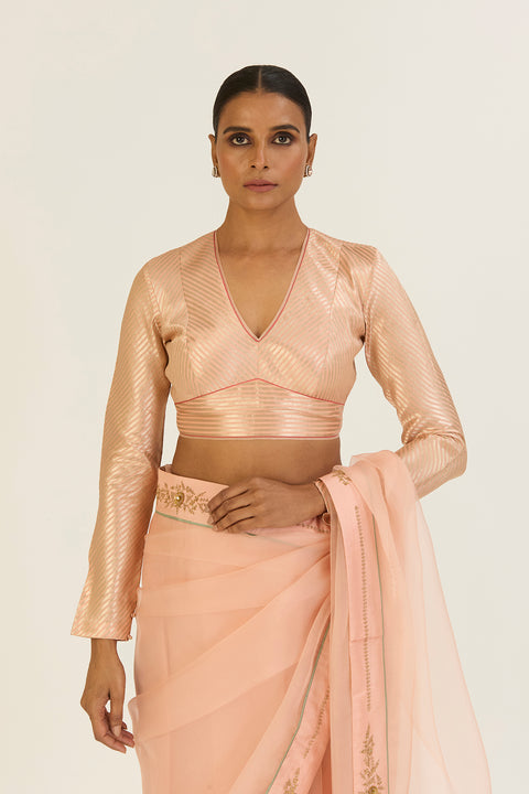 Keha Blouse-Salmon Pink