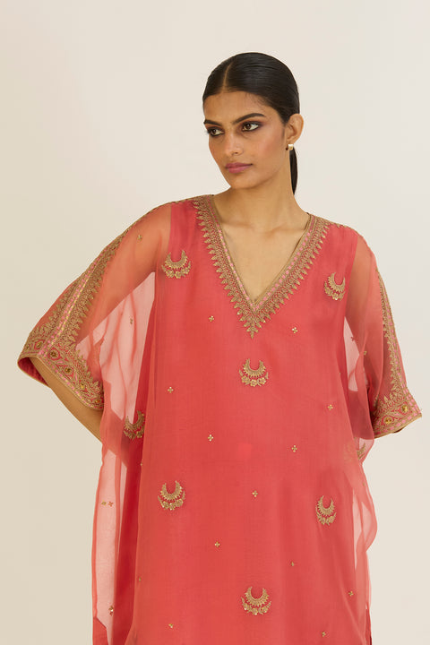 Sailo Kaftan and Pant-Peach