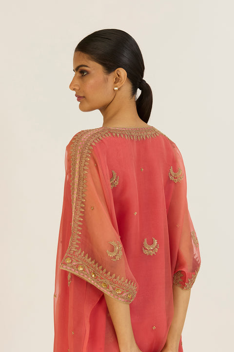 Sailo Kaftan and Pant-Peach