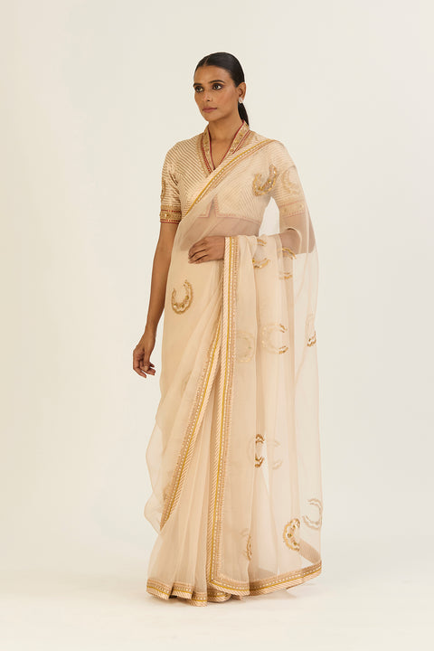 Sushmita Saree-Ivory