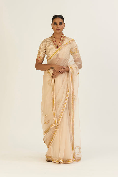 Sushmita Saree-Ivory