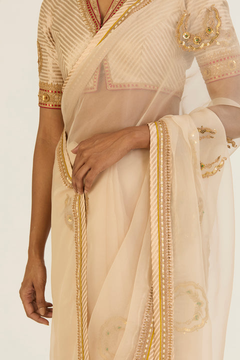 Sushmita Saree-Ivory