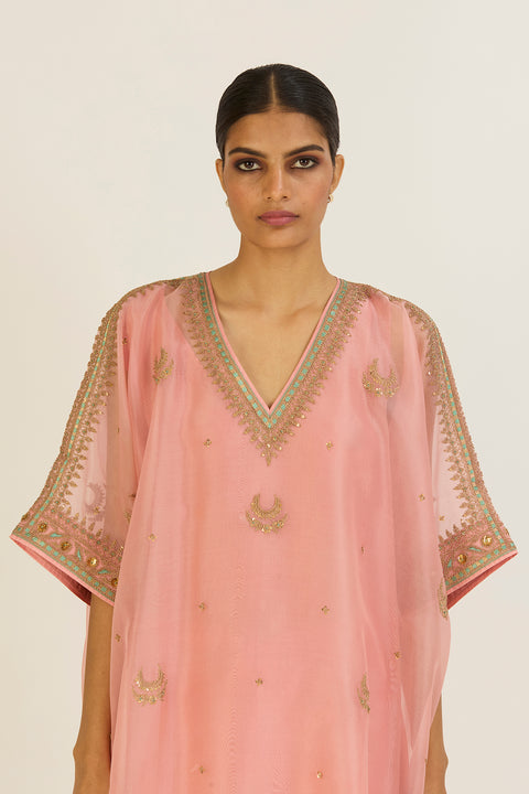 Sailo Kaftan and Pant-Salmon Pink