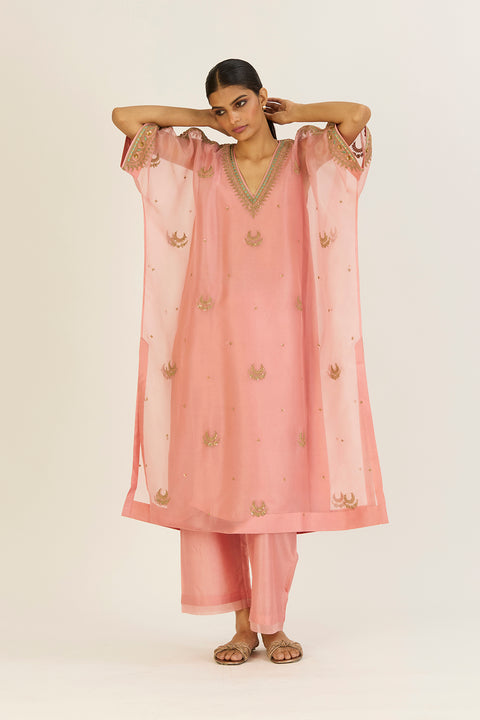 Sailo Kaftan and Pant-Salmon Pink