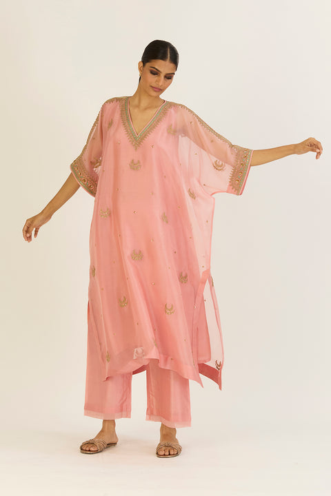 Sailo Kaftan and Pant-Salmon Pink