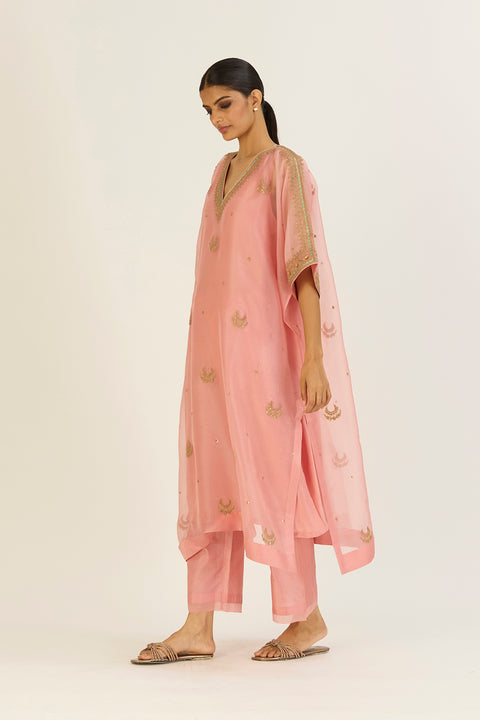 Sailo Kaftan and Pant-Salmon Pink
