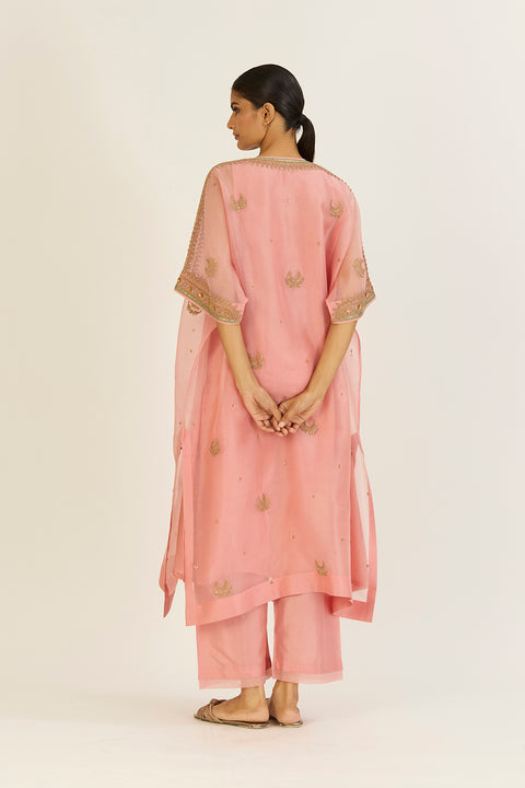 Sailo Kaftan and Pant-Salmon Pink