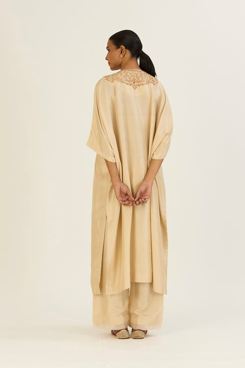 Brinda Kaftan and Pant-Champagne