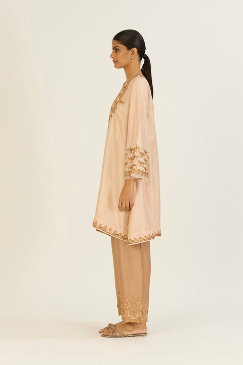 Alta Kurta and Pant-Champagne