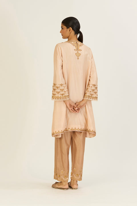 Alta Kurta and Pant-Champagne
