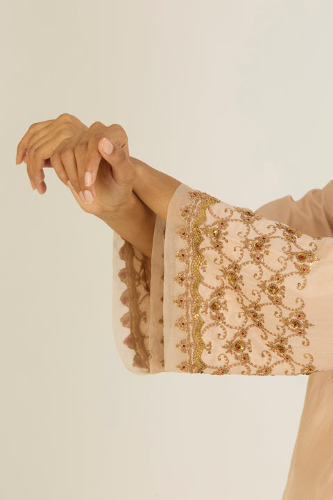Alta Kurta and Pant-Champagne