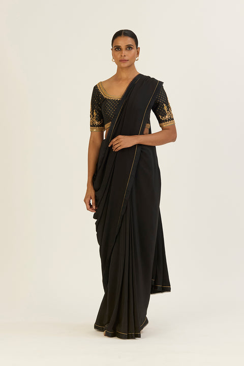 Nivedita Saree-Black