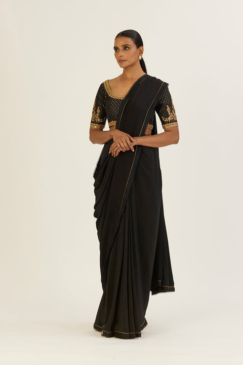 Nivedita Saree-Black