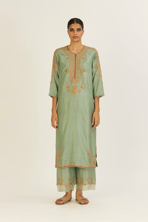 Nandita Kurta and Pant-Jade