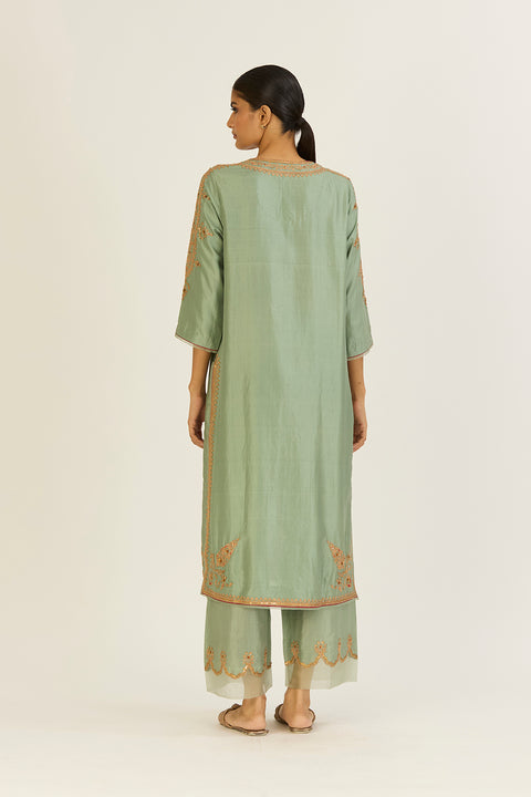 Nandita Kurta and Pant-Jade